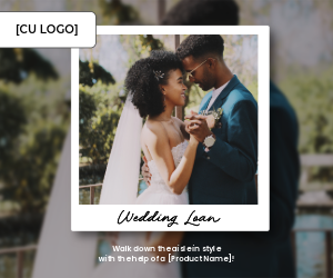 A couple embracing on their wedding day.