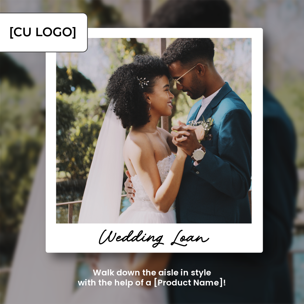 A couple embracing on their wedding day.